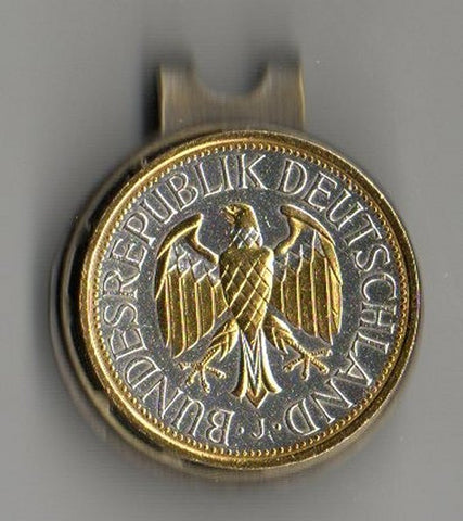German 1 mark “Gold & silver Eagle” (quarter size)